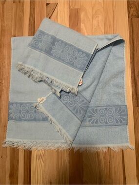 Blue Cannon Monticello Bath Towels